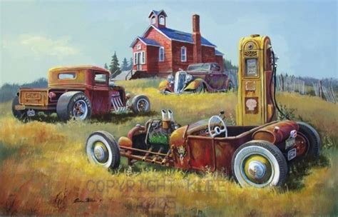 cartoon barn|vintage barn hotrod cartoon sceans.